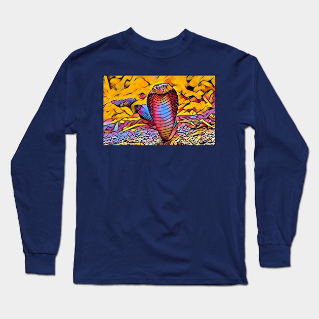 As cool as a cobra Long Sleeve T-Shirt by TheAdventuringRhino